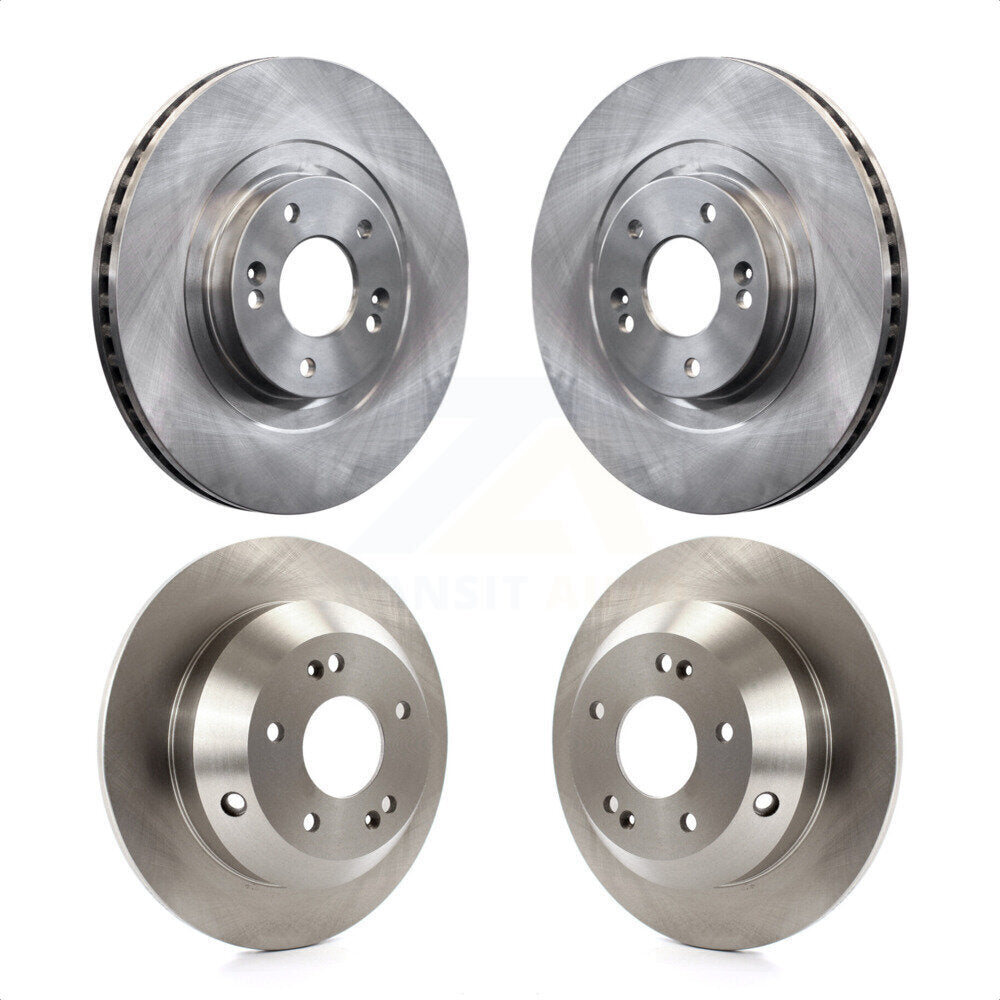 Front Rear Disc Brake Rotors Kit For Kia Sorento Hyundai Santa Fe Sport XL K8-101607
