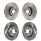 Front Rear Disc Brake Rotors Kit For 2003-2014 Volvo XC90 With 328mm Diameter Rotor K8-101616