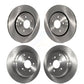 Front Rear Disc Brake Rotors Kit For 2015-2017 Honda Odyssey K8-101617
