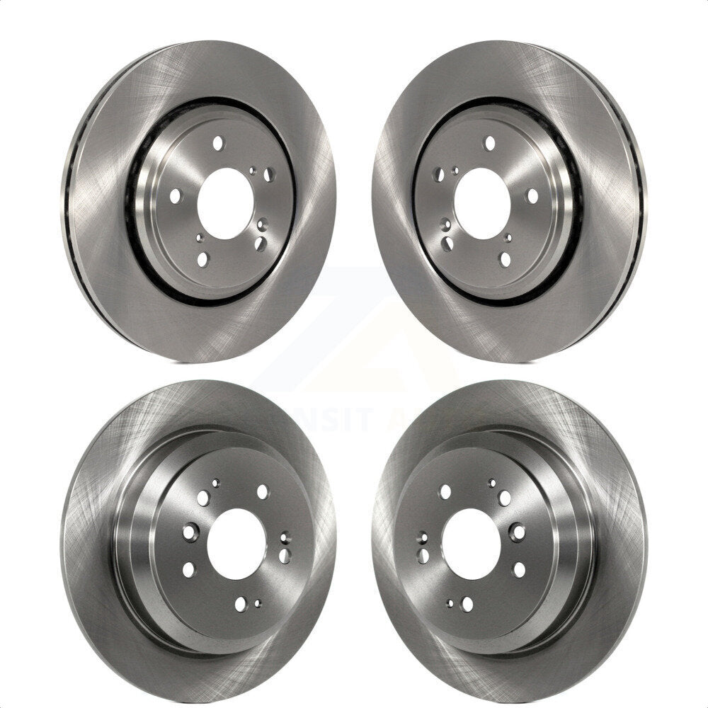 Front Rear Disc Brake Rotors Kit For Honda Pilot Ridgeline Passport K8-101618
