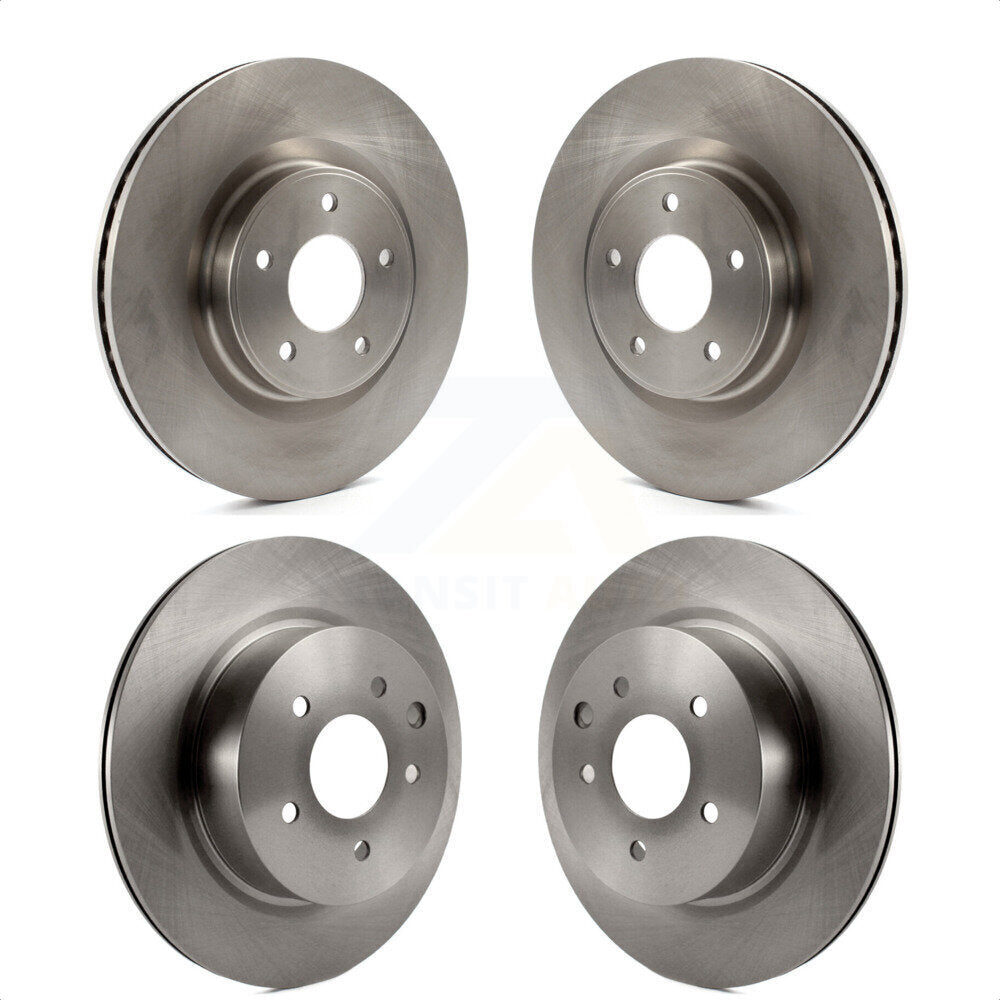 Front Rear Disc Brake Rotors Kit For INFINITI QX50 Nissan Z K8-101620