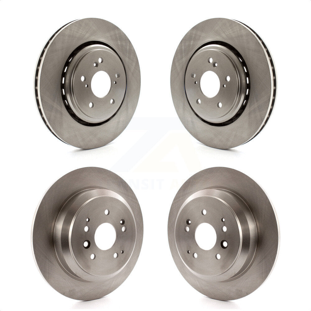 Front Rear Disc Brake Rotors Kit For 2014-2016 Acura MDX K8-101621