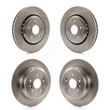 Front Rear Disc Brake Rotors Kit For 2014-2016 Acura MDX K8-101621