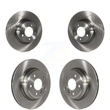 Front Rear Disc Brake Rotors Kit For BMW 328i xDrive 428i Gran Coupe Without Blue Painted Calipers K8-101624