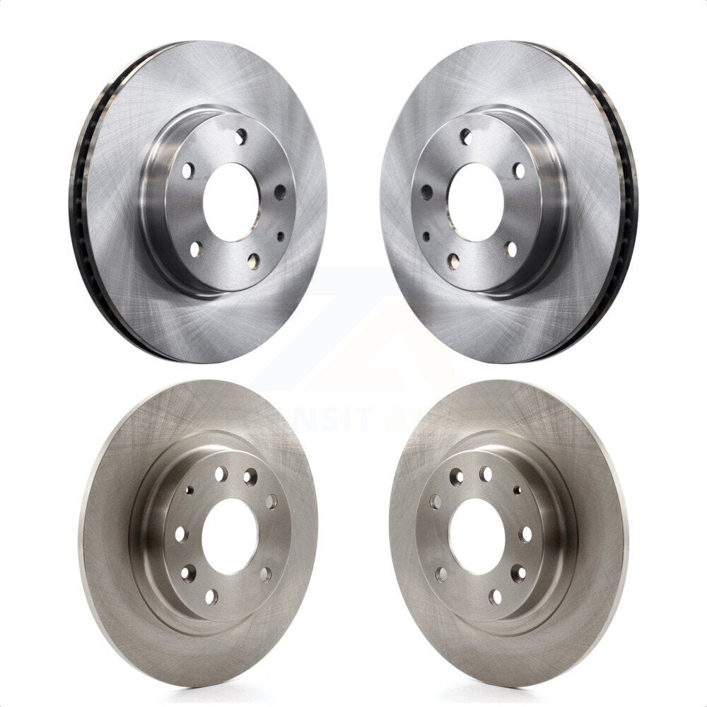 Front Rear Disc Brake Rotors Kit For 2016-2018 Mazda CX-3 FWD K8-101631