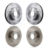 Front Rear Disc Brake Rotors Kit For 2016-2018 Mazda CX-3 FWD K8-101631