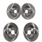 Front Rear Disc Brake Rotors Kit For Mercedes-Benz CLA250 GLA250 INFINITI QX30 B Electric Drive B250 K8-101634