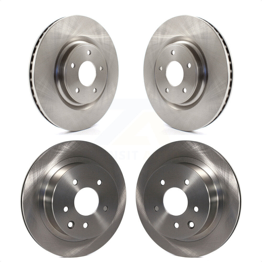Front Rear Disc Brake Rotors Kit For Nissan Rogue K8-101635