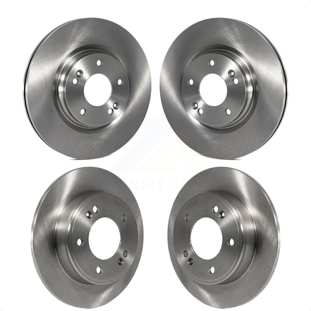 Front Rear Disc Brake Rotors Kit For Kia Soul Forte K8-101640