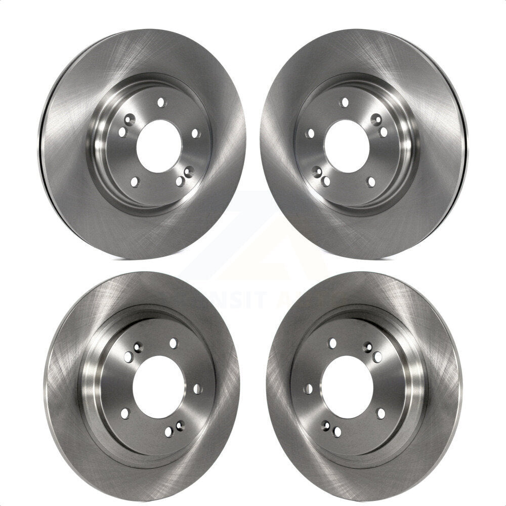 Front Rear Disc Brake Rotors Kit For Kia Optima Hyundai Sonata Elantra GT Forte K8-101641