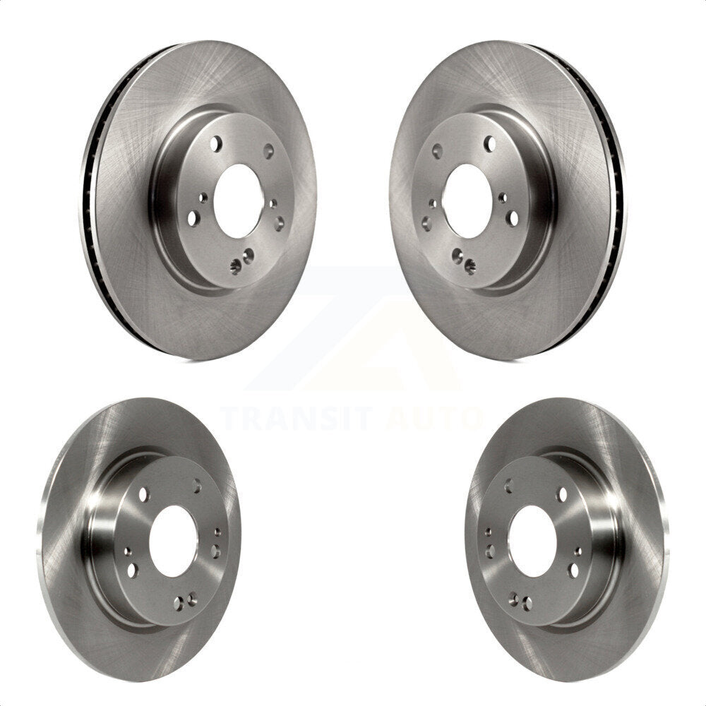 Front Rear Disc Brake Rotors Kit For Honda Civic Insight K8-101644