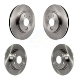 Front Rear Disc Brake Rotors Kit For Honda Civic Insight K8-101644