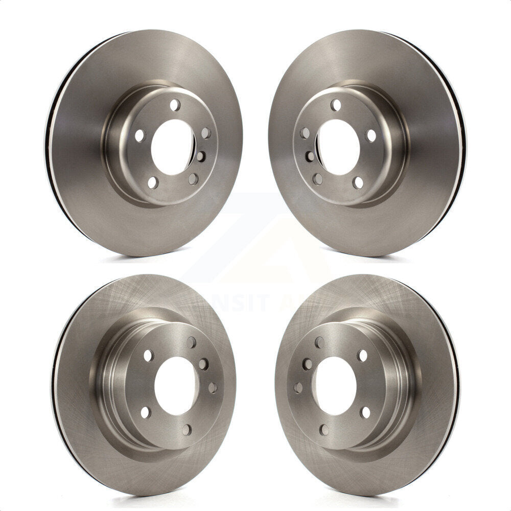 Front Rear Disc Brake Rotors Kit For 2017 BMW 328d With 340mm Diameter Rotor K8-101655