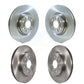 Front Rear Disc Brake Rotors Kit For Cadillac XT5 Buick Enclave XT6 K8-101658