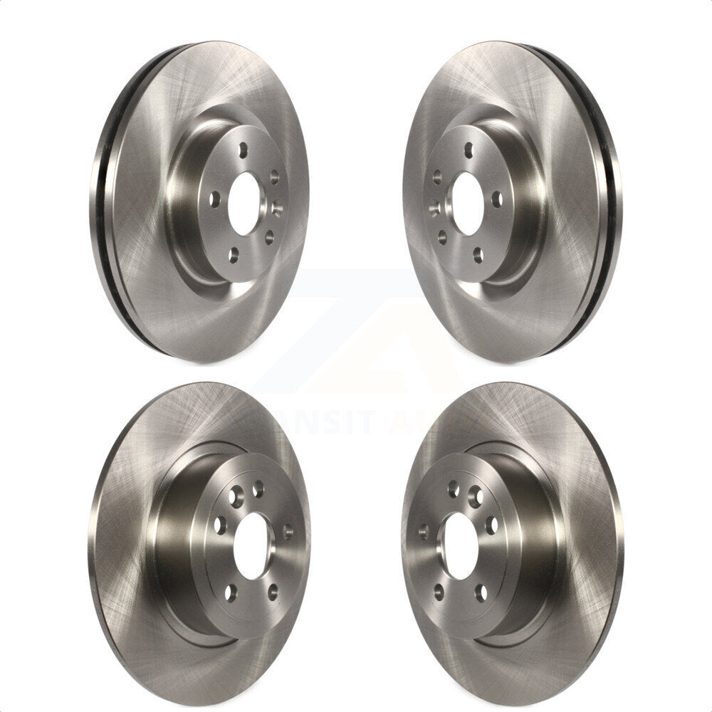 Front Rear Disc Brake Rotors Kit For 2016-2019 Land Rover Range Evoque With 325mm Diameter Rotor K8-101660