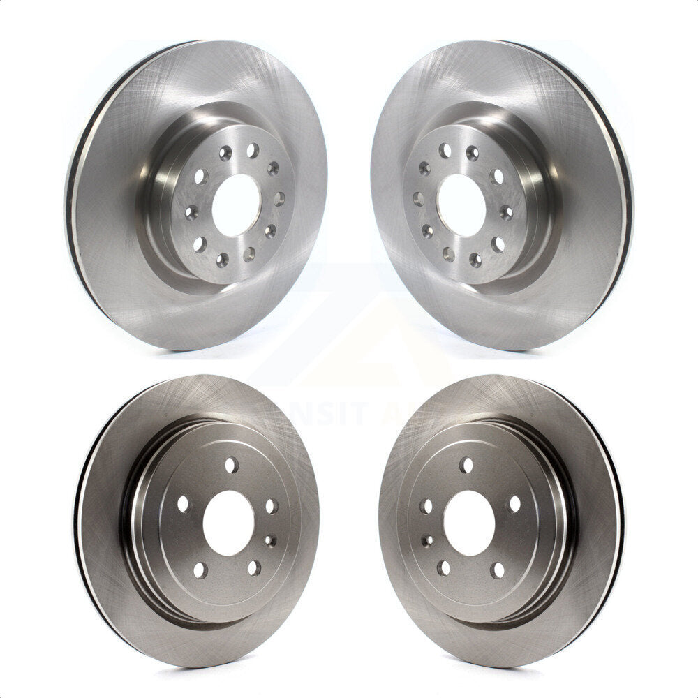Front Rear Disc Brake Rotors Kit For Cadillac CTS K8-101666