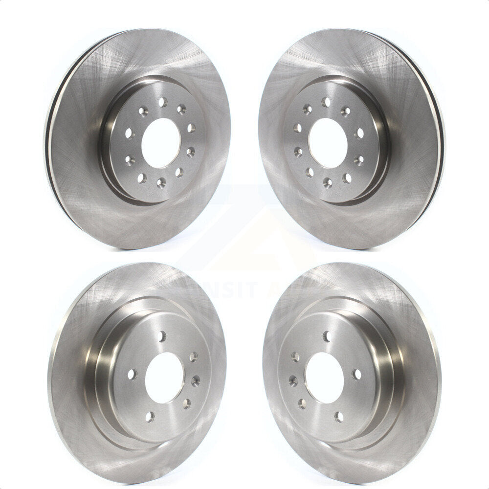 Front Rear Disc Brake Rotors Kit For 2016-2018 Buick Envision With 315mm Diameter Rotor K8-101672