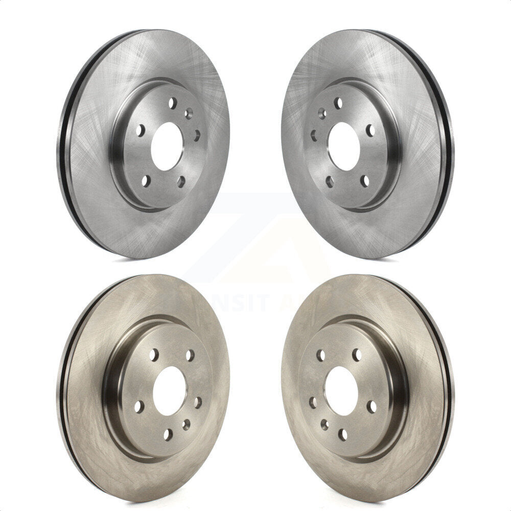 Front Rear Disc Brake Rotors Kit For Cadillac XT4 Buick Envision K8-101673