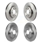 Front Rear Disc Brake Rotors Kit For Chevrolet Silverado 1500 GMC Sierra Cadillac Tahoe Yukon Suburban Escalade XL ESV LTD Limited K8-101675