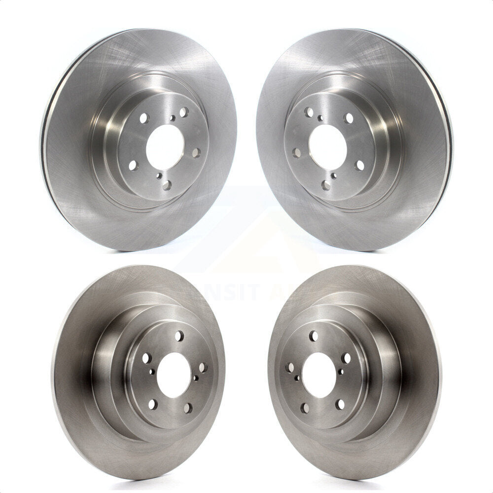 Front Rear Disc Brake Rotors Kit For 2005-2006 Subaru Baja Turbocharged With 292mm Diameter Rotor K8-101686