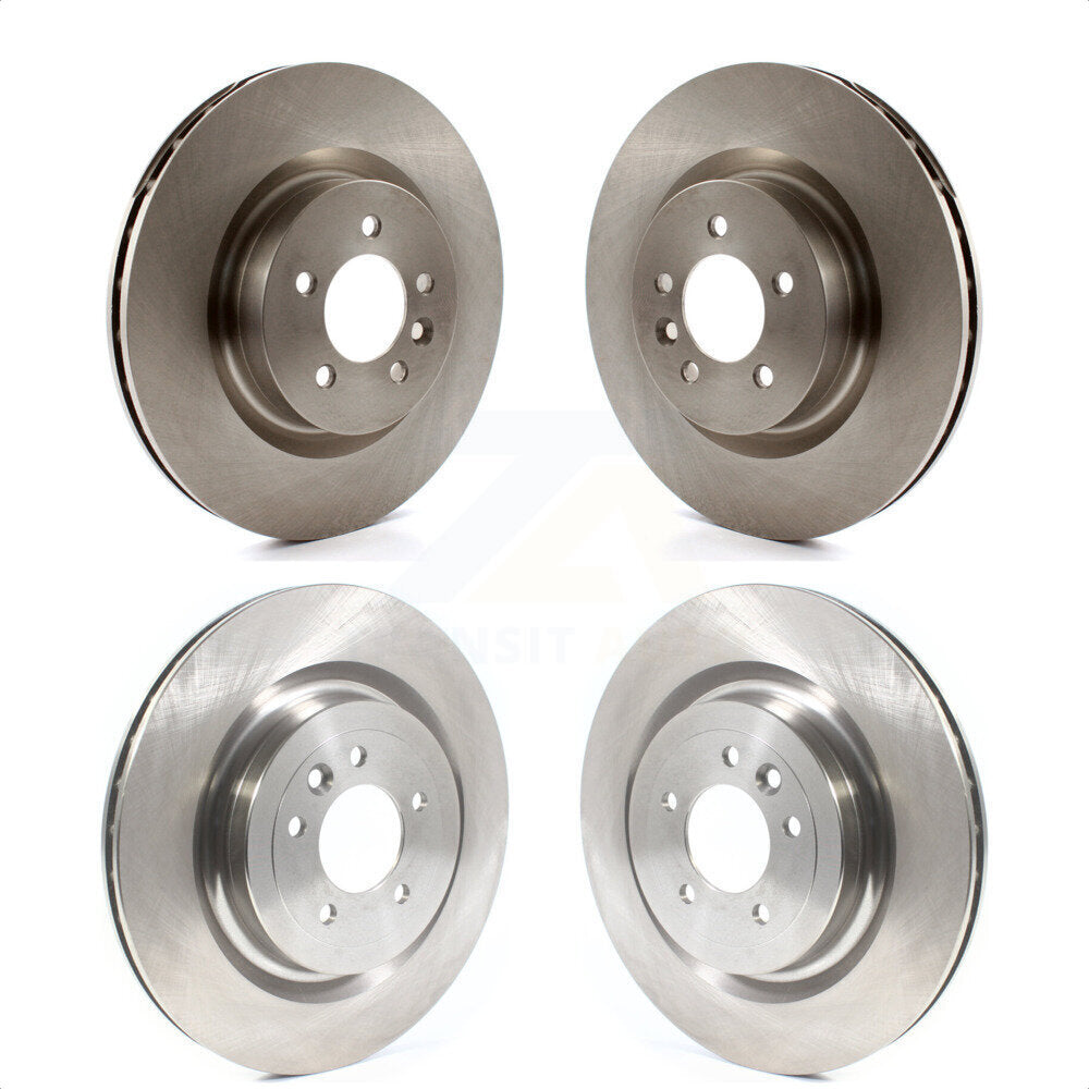 Front Rear Disc Brake Rotors Kit For 2017 Land Rover Range Sport HSE SE with GAS engine K8-101693