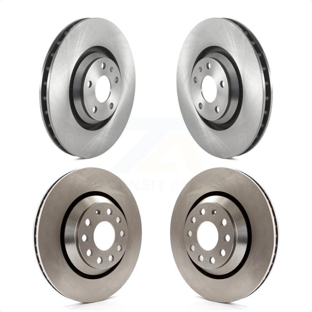 Front Rear Disc Brake Rotors Kit For 2009-2015 Audi TTS Quattro K8-101699