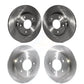 Front Rear Disc Brake Rotors Kit For 2019-2021 Hyundai Veloster Naturally Aspirated K8-101701