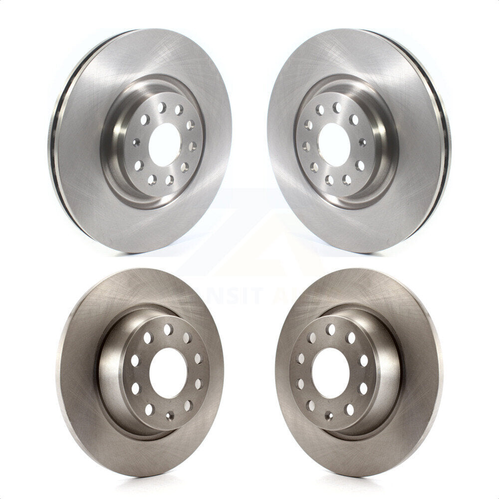 Front Rear Disc Brake Rotors Kit For Volkswagen CC With 340mm Diameter Rotor K8-101705