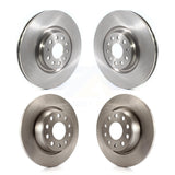 Front Rear Disc Brake Rotors Kit For Volkswagen CC With 340mm Diameter Rotor K8-101705