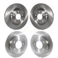 Front Rear Disc Brake Rotors Kit For Hyundai Elantra Kia Forte Veloster K8-101712