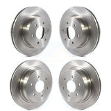 Front Rear Disc Brake Rotors Kit For 2016-2022 Nissan TITAN XD K8-101713
