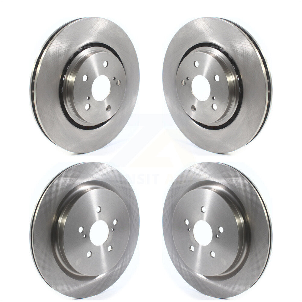 Front Rear Disc Brake Rotors Kit For Lexus RX350 RX450h RX350L RX450hL K8-101715