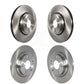 Front Rear Disc Brake Rotors Kit For 2017-2020 Honda Civic Si K8-101717