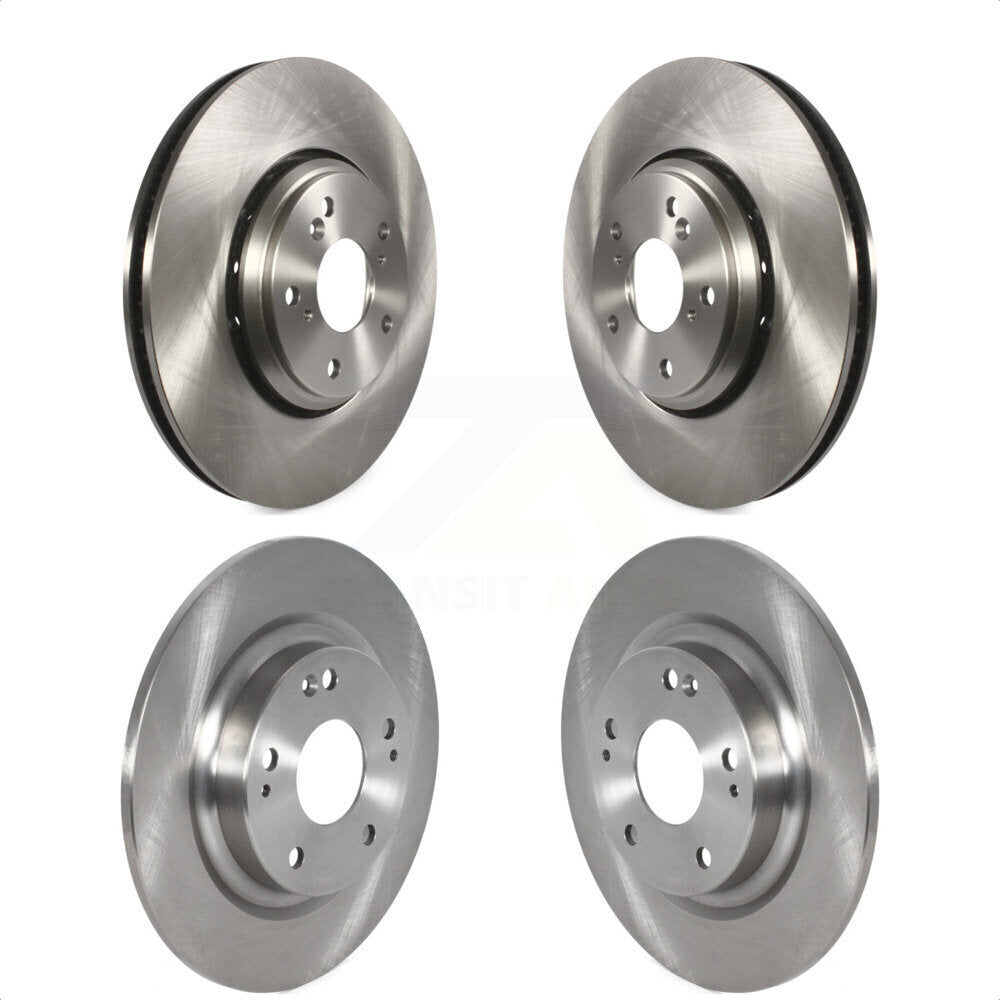 Front Rear Disc Brake Rotors Kit For 2017-2020 Honda Civic Si K8-101717