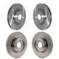 Front Rear Disc Brake Rotors Kit For Audi Q5 A5 Quattro A4 A6 Sportback allroad K8-101722