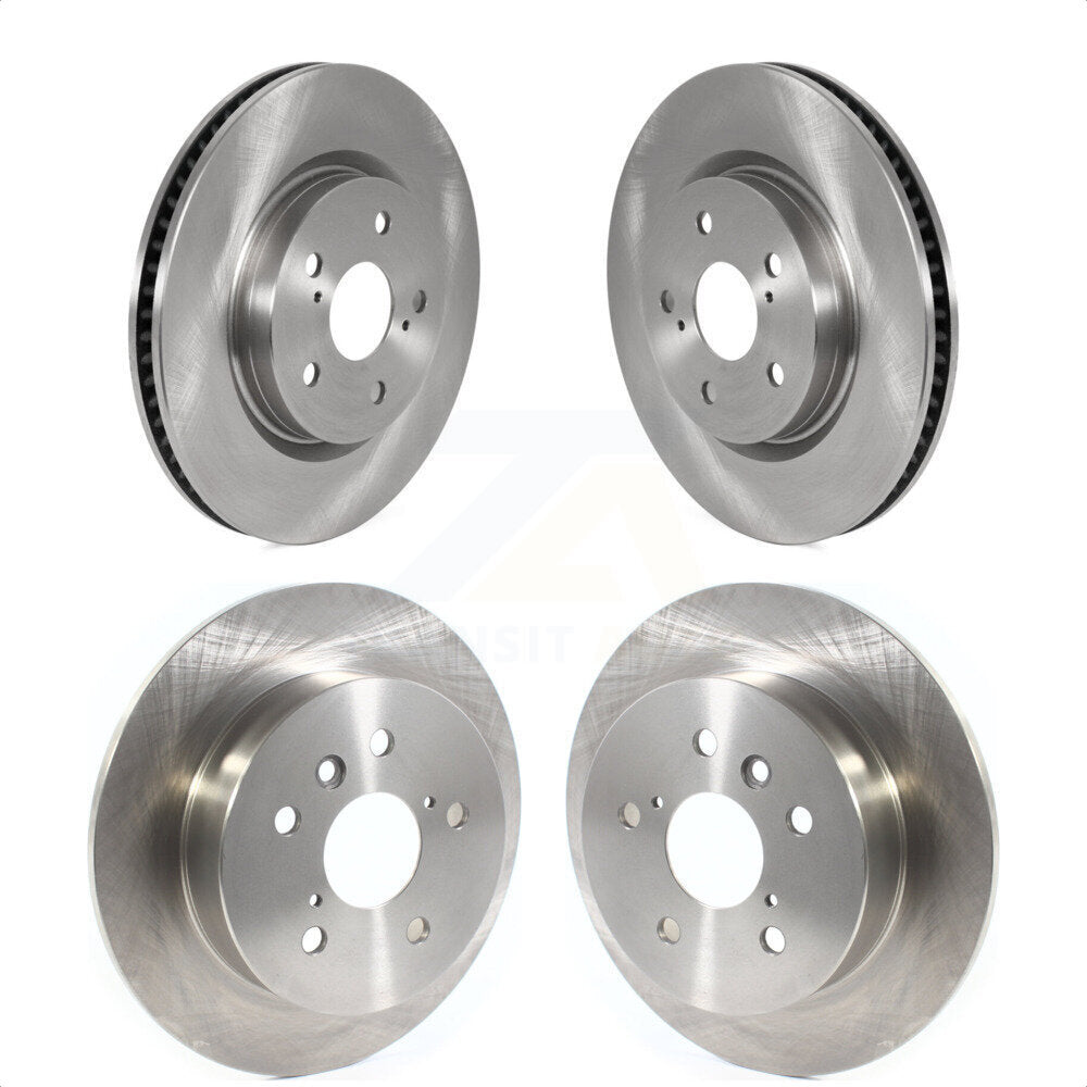 Front Rear Disc Brake Rotors Kit For Toyota Camry K8-101730