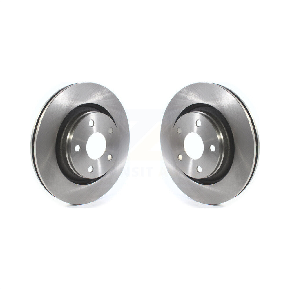 Front Disc Brake Rotors Pair For Jeep Wrangler JK With 332mm Diameter Rotor K8-101749