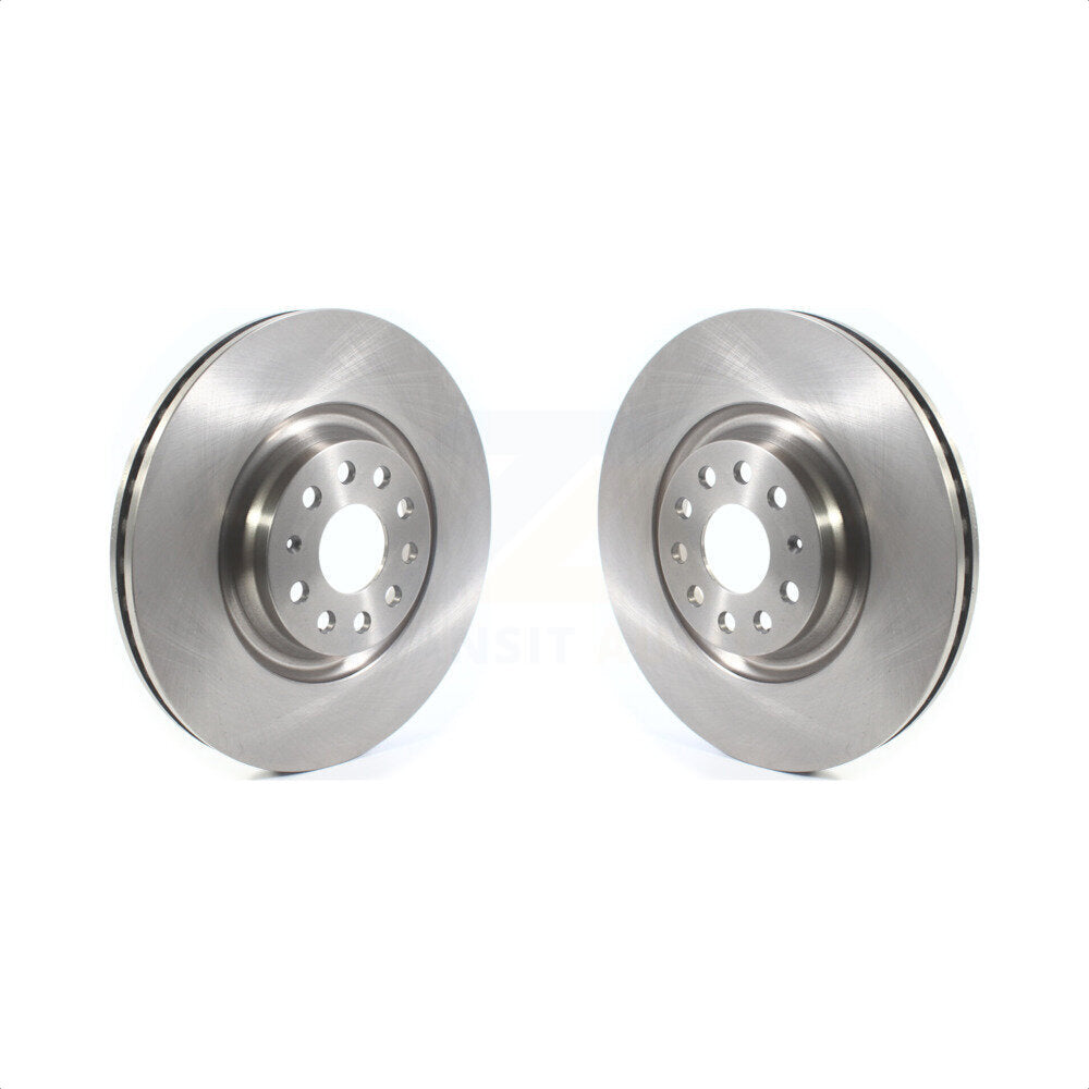 Front Disc Brake Rotors Pair For Volkswagen CC Passat K8-101755