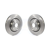 Front Disc Brake Rotors Pair For Lexus RX350 RX450h Toyota RX350L Camry RX450hL Avalon NX250 NX350 NX350h K8-101760