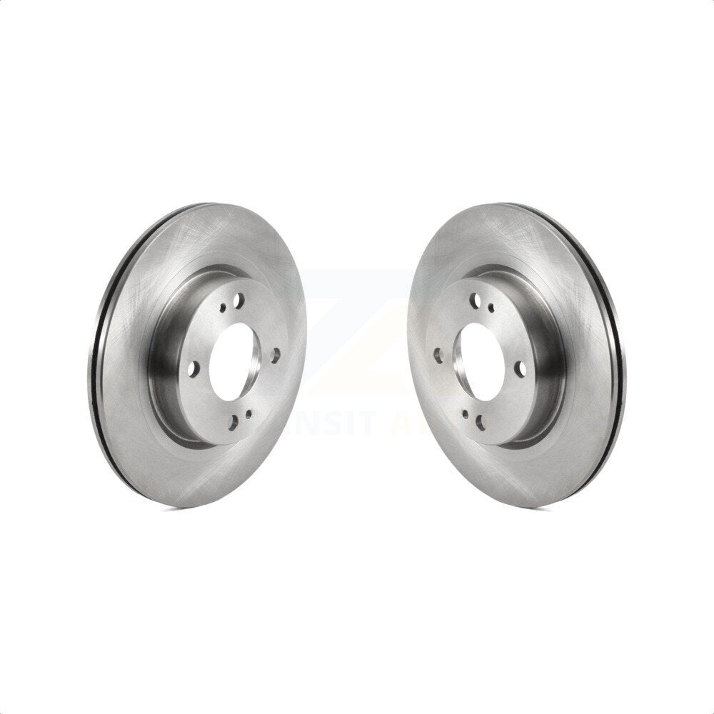 Front Disc Brake Rotors Pair For 2017-2022 Mitsubishi Mirage G4 K8-101762