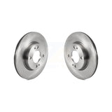 Front Disc Brake Rotors Pair For 2017-2022 Mitsubishi Mirage G4 K8-101762