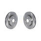 Front Disc Brake Rotors Pair For Toyota Corolla Prius Prime K8-101775