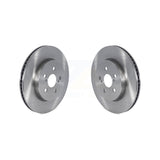 Front Disc Brake Rotors Pair For Toyota Corolla Prius Prime K8-101775