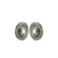 Rear Disc Brake Rotors Pair For Mercedes-Benz CLA250 GLA250 INFINITI QX30 K8-101798