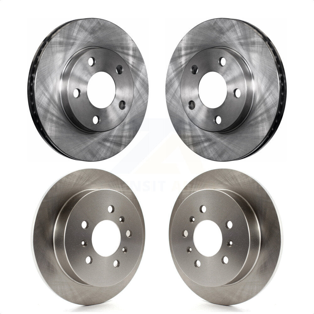 Front Rear Disc Brake Rotors Kit For Pontiac Grand Am Oldsmobile Alero K8-101807