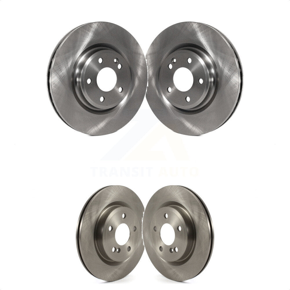 Front Rear Disc Brake Rotors Kit For Mercedes-Benz CLA250 GLA250 INFINITI QX30 K8-101813