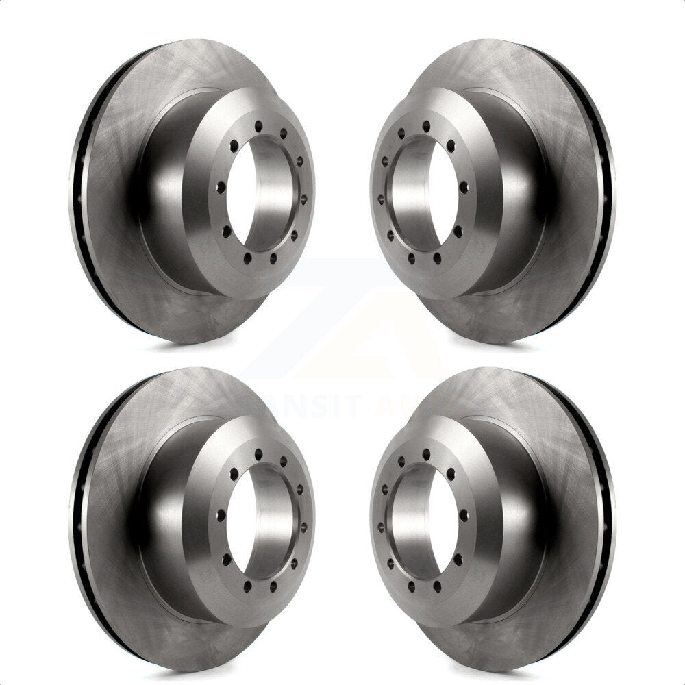 Front Rear Disc Brake Rotors Kit For Ford F59 F-53 Motorhome Chassis F-59 Commercial Stripped K8-101819