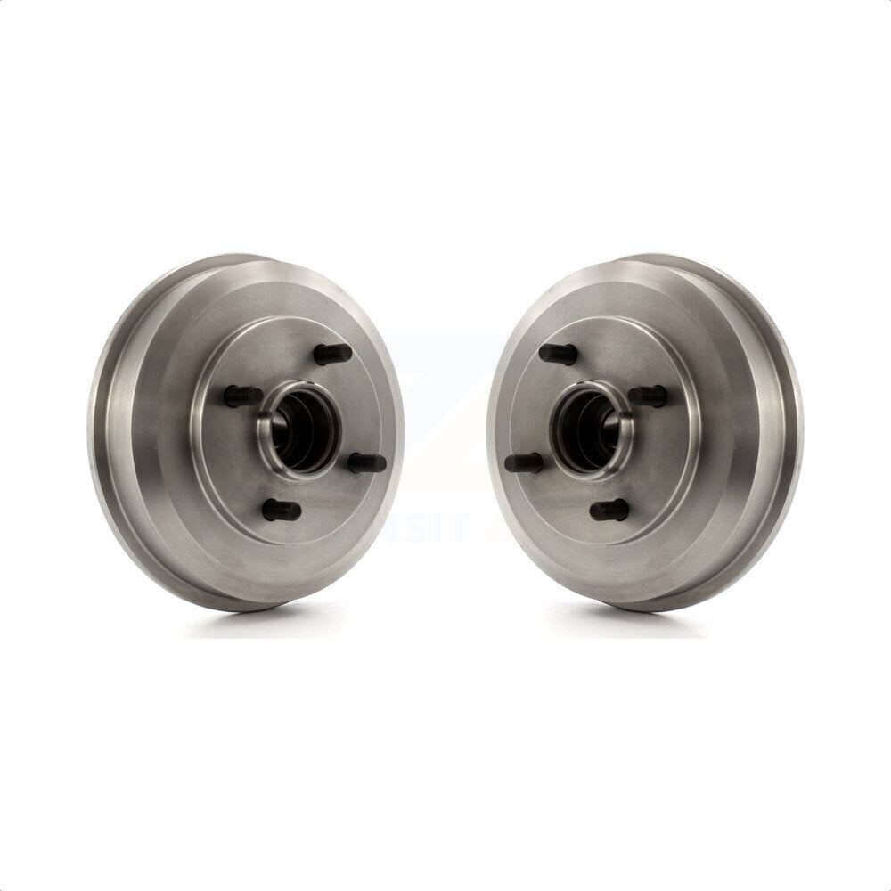 Rear Brake Drums Pair For 2000-2008 Ford Focus Wheel Bearing Includes K8-101890