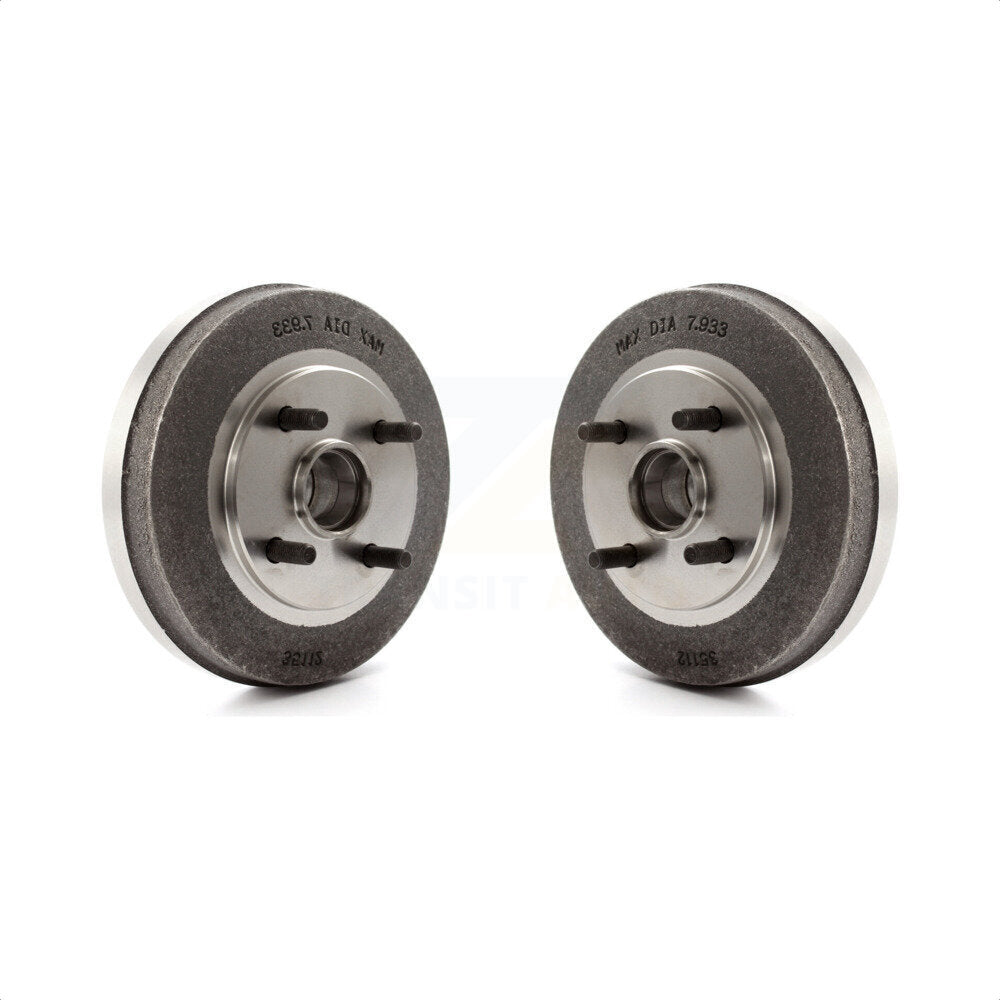 Rear Brake Drums Pair For 2003-2005 Kia Rio Non-ABS K8-101892