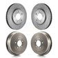 Front Rear Disc Brake Rotors Drums Kit For Dodge Chrysler Town & Country Grand Caravan K8-101960